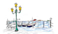 do hand drawn sketch and line art architectural illustrations