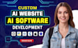 do ai website, ai chatbot, ai web application, ai software developer