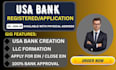 do usa bank creation mercury wise stripe bank setup llc registration
