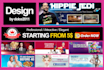 design any banner, header, facebook timeline, google cover, new twitter cover