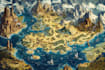 fantasy map design map illustration fantasy map