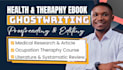 write physical therapy article, medical research, proofreading and editing