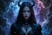 paint a dark fantasy portrait