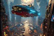 make a spaceship, sci fi illustration and sci fi art