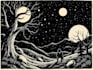 create awesome linocut illustration art