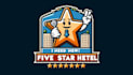 make five star hotel mascot logo design in 12 hours