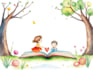 create watercolor children kids book illustrations