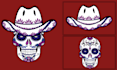design creative mexican sugar skull for you