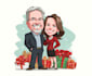 draw christmas cartoon caricature
