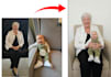 merge separate photos into a realistic couple portrait