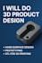 3d cad modelling, hard surface design, silicone, injection mold, stl, step files