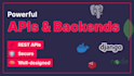 make apps with django, flask, ai, mongodb, sql, reactjs, apis