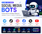 create telegram bot, tiktok bot, instagram bot facebook bot, amazon bot