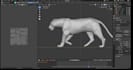 do 3d animal model, 3d animation texturing, 3d rigging in blender