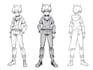 draw sketch anime manga character