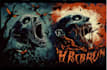 draw dark art illustration with engraving style