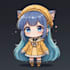 design anime chibi emote chibi art for vtuber