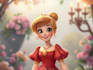 draw your portrait in charming disney animation style