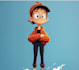 create a professional 2d digital character design