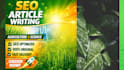 write SEO agriculture and sustainability articles