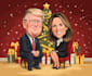 draw christmas cartoon caricature