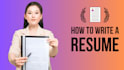 create a professional CV or resume that gets you hired