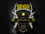 do modern custom samurai logo design