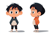 draw cute, simple and funny cartoon