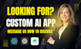 build ai mobile app, android app, ios app using react native, flutter and more