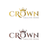 design dark luxury crown logo with my creative thinking