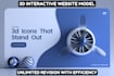 build 3d interactive animated website in react javascript threejs, webgl, opengl