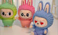 create a custom 3d labubu style character or toy design