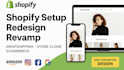 help shopify set up redesign and clone your shopify store design store revamp