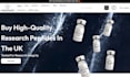 design peptide ecommerce website peptide supplement website peptide online store