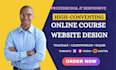 design a high converting teachable, learnworlds, and kajabi course