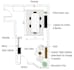 create a functional furniture layout and space planning for 1 room