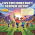 build fully customized minecraft server, paper, smp, spigot with premium plugins