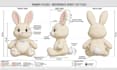 design custom plushie reference sheet stuffed animal character ych concept