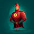 superhero character for comics