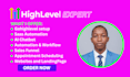 do gohighlevel funnel website sales funnel workflows ai agent virtual assistant