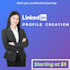 create, update and optimize social profile