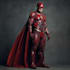 design a dynamic full body superhero action pose