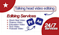 edit youtube talking head video with motion graphics and vsl edit