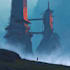 paint fantasy landscape illustrations