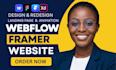 design redesign  webflow website figma to webflow framer website