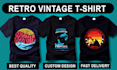 do retro vintage t shirt design