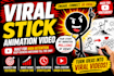 create professional 2d stickman animation and stick figure explainer videos