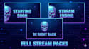 create a complete twitch and youtube stream pack