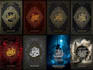 design an awesome islamic book cover, arabic book cover