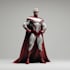 create a stylized superhero in comic art style
